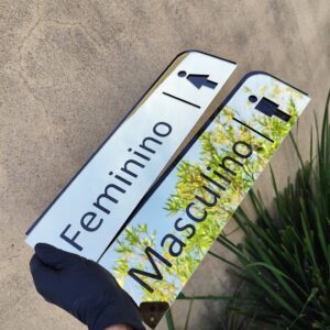 PLACAS DE IDENTIFICAÇÃO / SINALIZAÇÃO